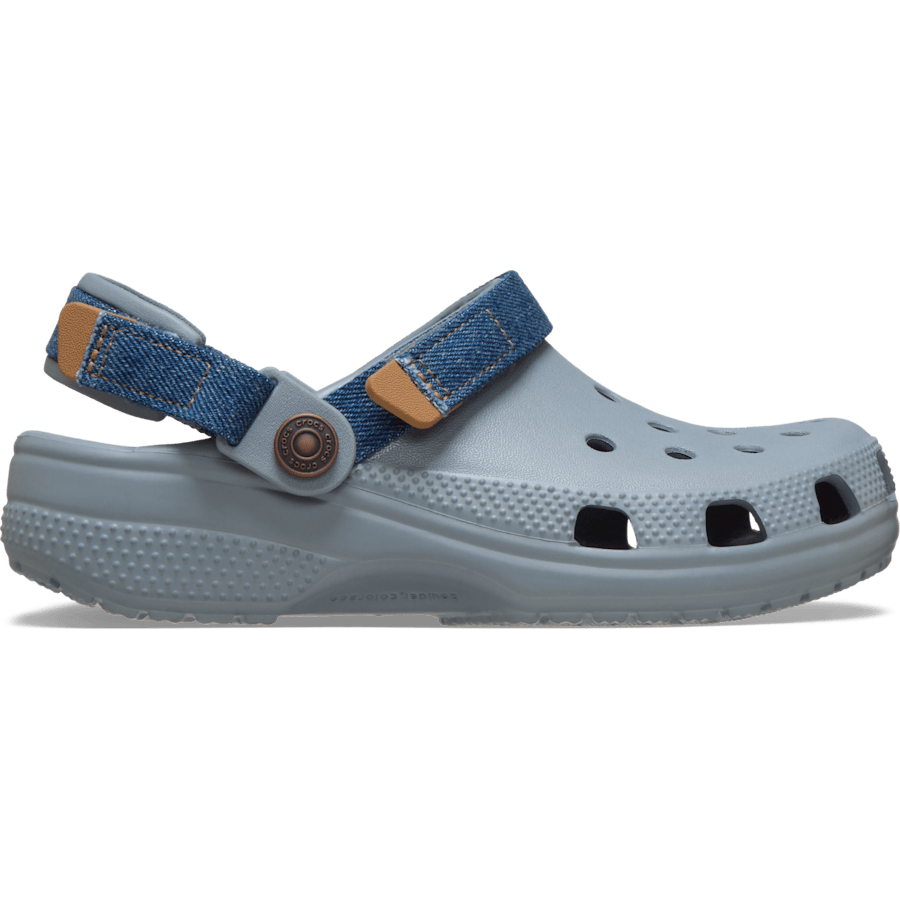 Crocs Customer Favorite Kids' Classic Denim Adjustable Backstrap Clog