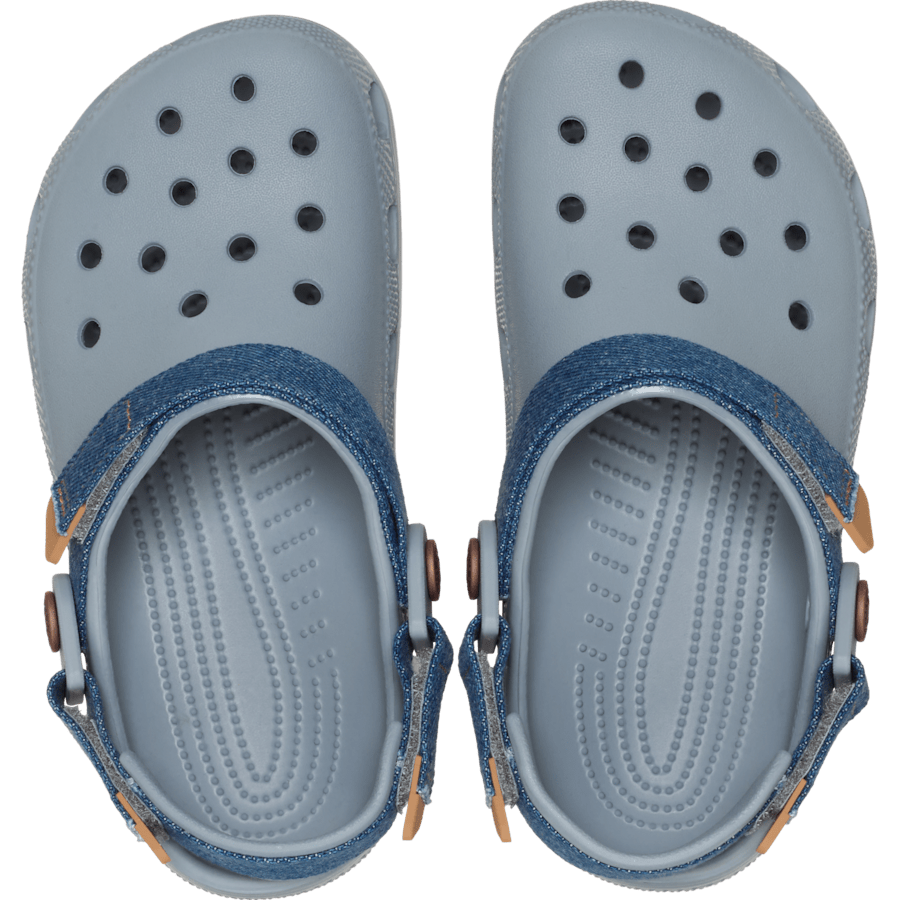 Crocs Customer Favorite Kids' Classic Denim Adjustable Backstrap Clog