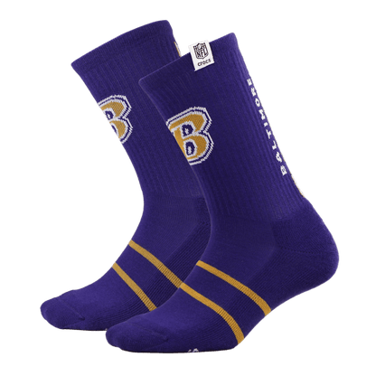 Crocs Discount NFL Baltimore Ravens Crocs Socks