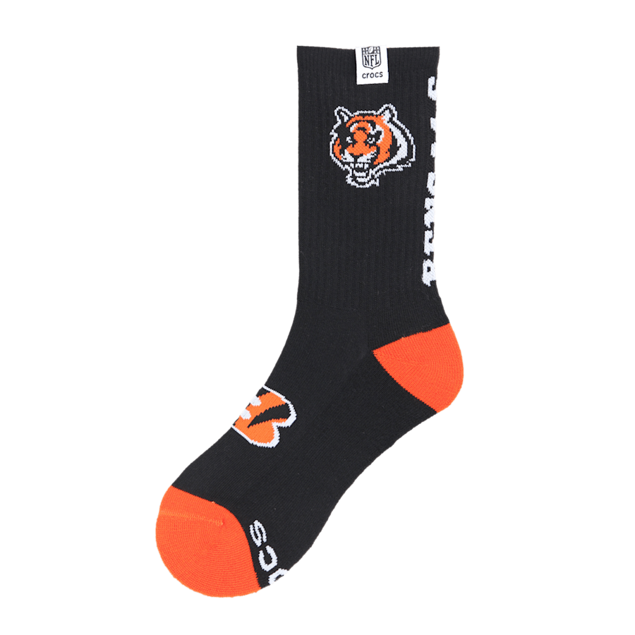 Crocs Great Value NFL Cincinnati Bengals Crocs Socks