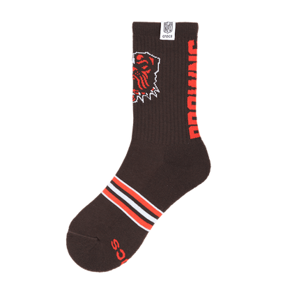Crocs Featured NFL Cleveland Browns Crocs Socks