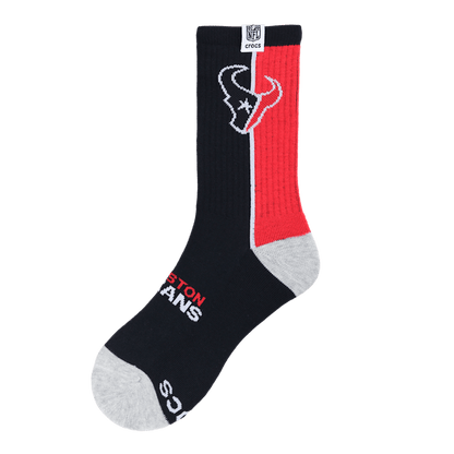 Crocs Popular NFL Houston Texans Crocs Socks