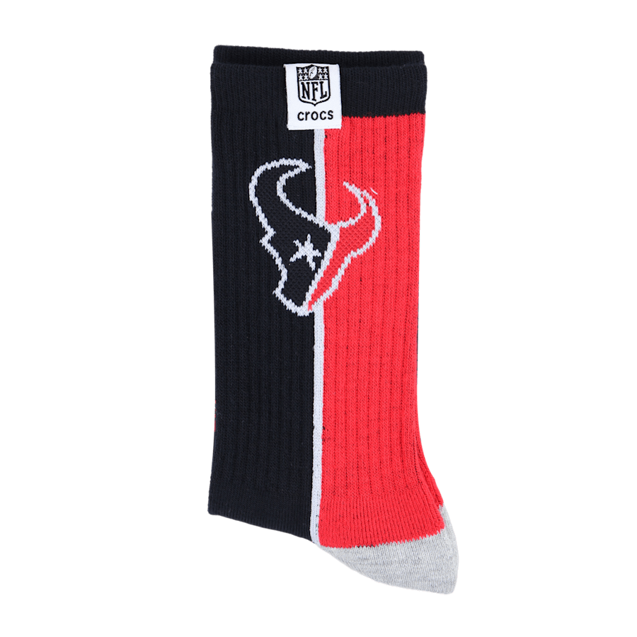 Crocs Popular NFL Houston Texans Crocs Socks