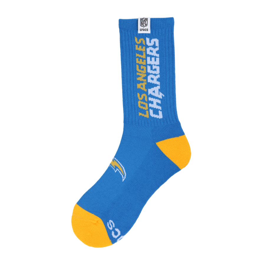 Crocs Top Pick NFL Los Angeles Chargers Crocs Socks