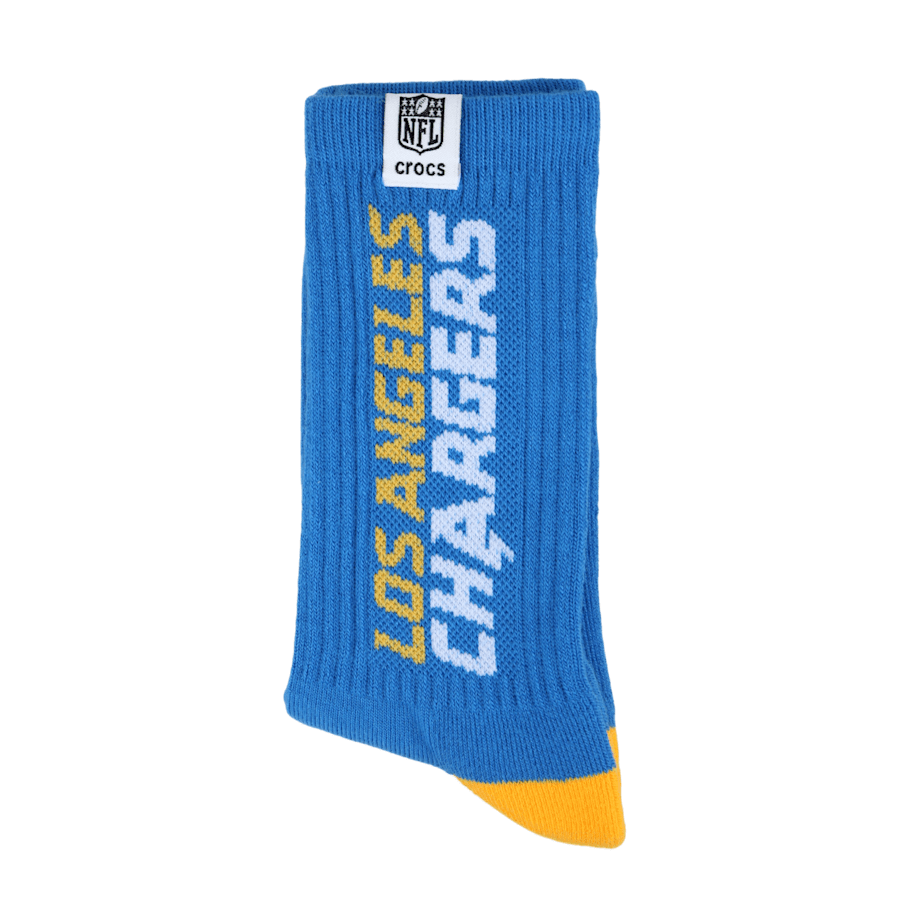 Crocs Top Pick NFL Los Angeles Chargers Crocs Socks