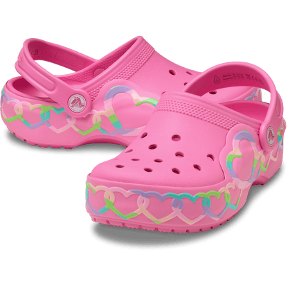 Crocs Sale Kids' Classic Heart Lights Clog