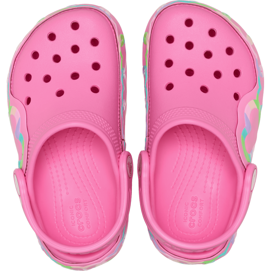 Crocs Latest Toddler Classic Heart Lights Clog