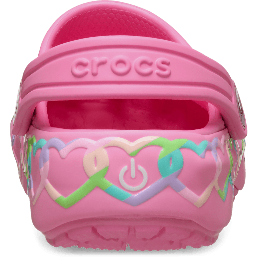 Crocs Latest Toddler Classic Heart Lights Clog