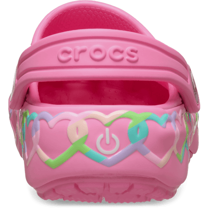 Crocs Latest Toddler Classic Heart Lights Clog
