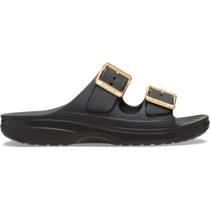 Crocs Hot Sale Women’s Metallic Buckle Saturday Sandal