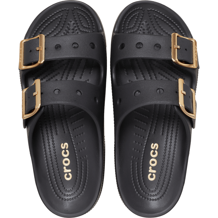 Crocs Hot Sale Women’s Metallic Buckle Saturday Sandal