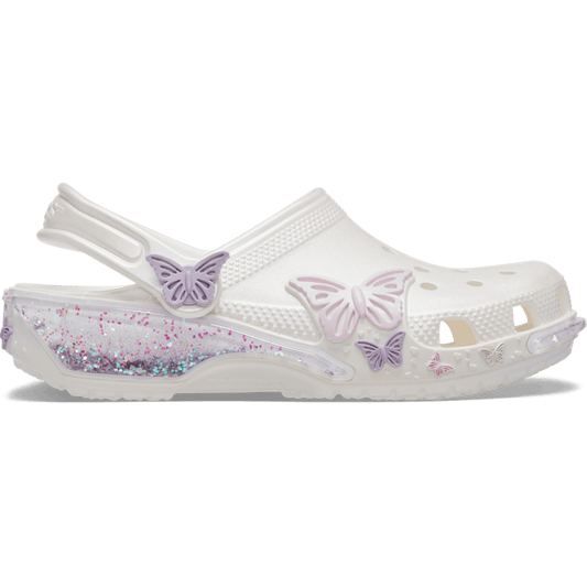 Crocs Everyday Toddler Classic Butterfly Sparkle Shaker Clog