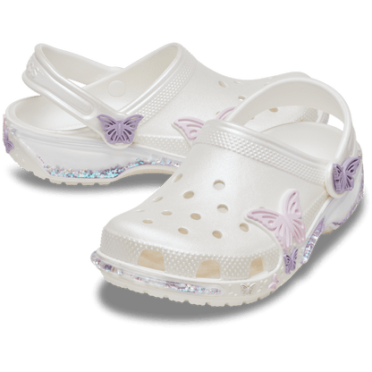Crocs Everyday Toddler Classic Butterfly Sparkle Shaker Clog