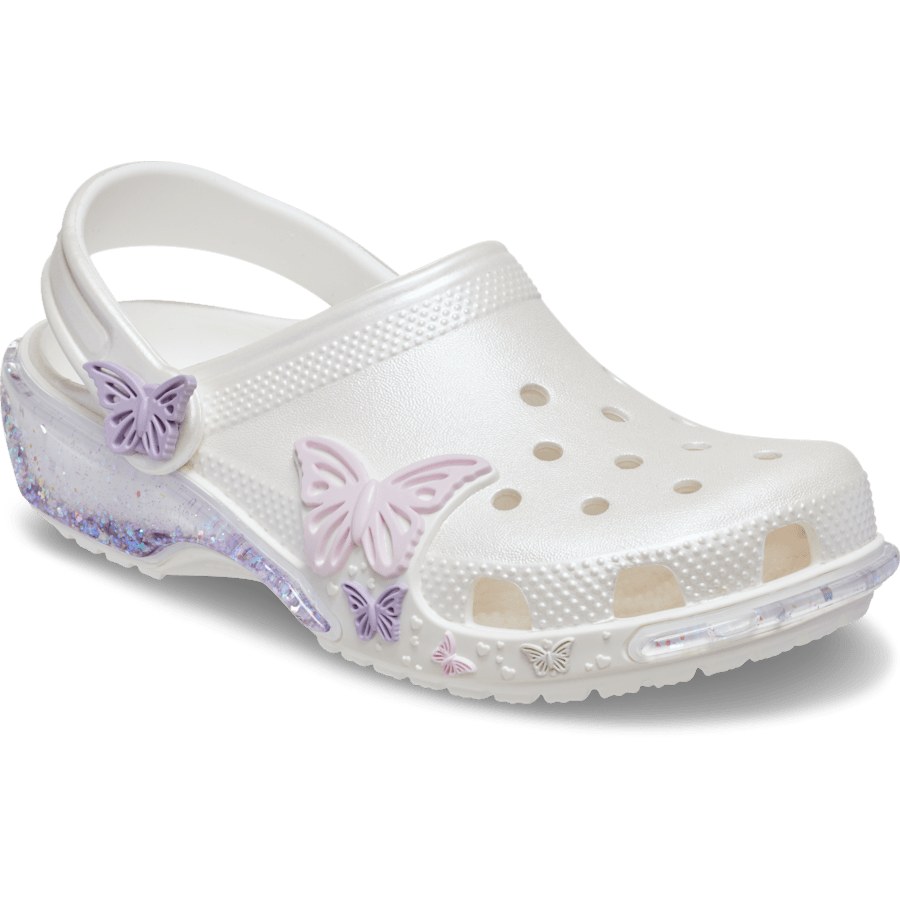Crocs Everyday Toddler Classic Butterfly Sparkle Shaker Clog