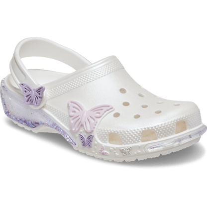Crocs Everyday Toddler Classic Butterfly Sparkle Shaker Clog