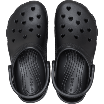 Crocs Premium Classic Hearts Cut Out Clog