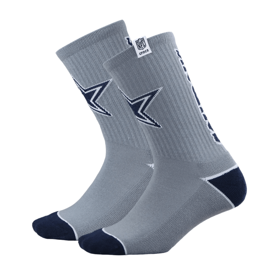 Crocs Exclusive NFL Dallas Cowboys Crocs Socks