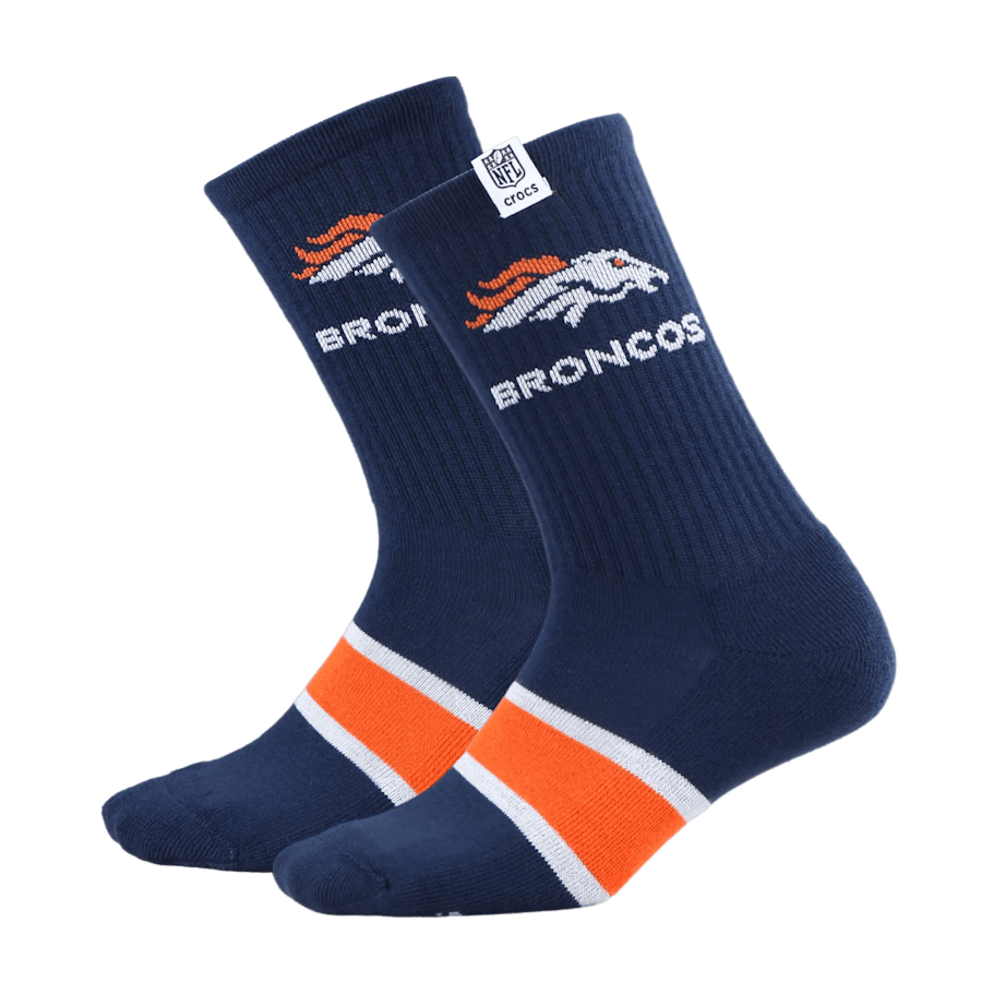 Crocs Special Offer NFL Denver Broncos Crocs Socks