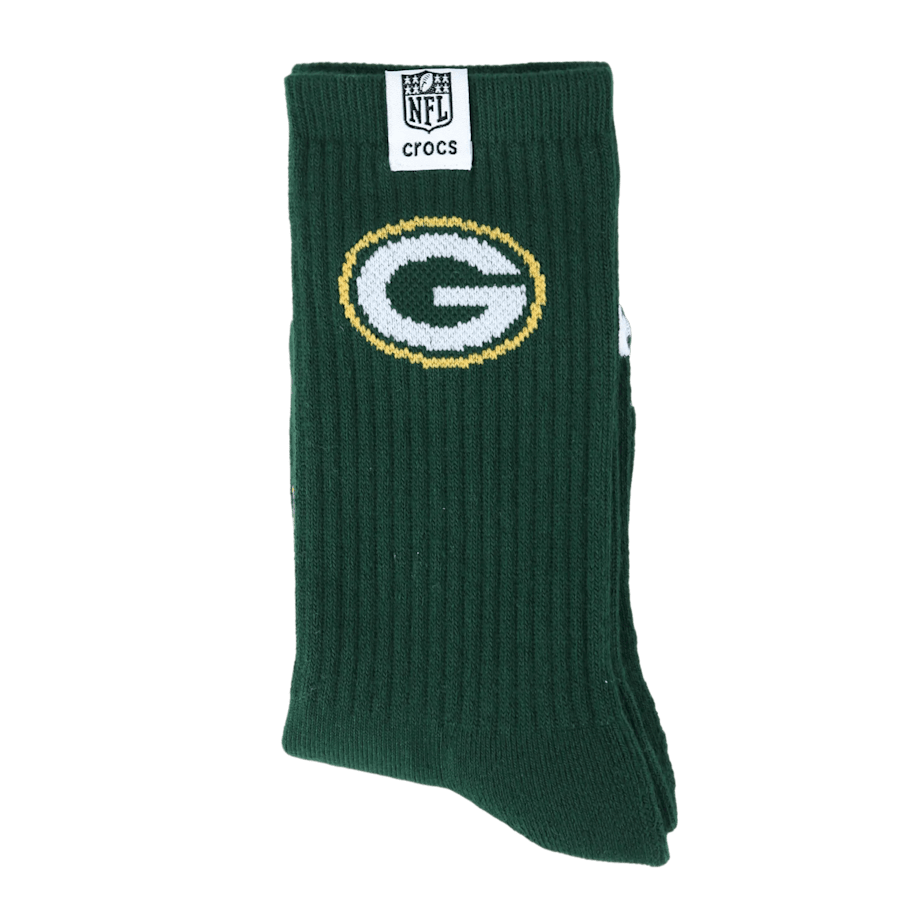 Crocs Value NFL Green Bay Packers Crocs Socks