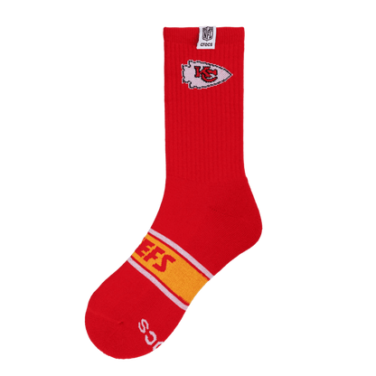 Crocs New NFL Kansas City Chiefs Crocs Socks