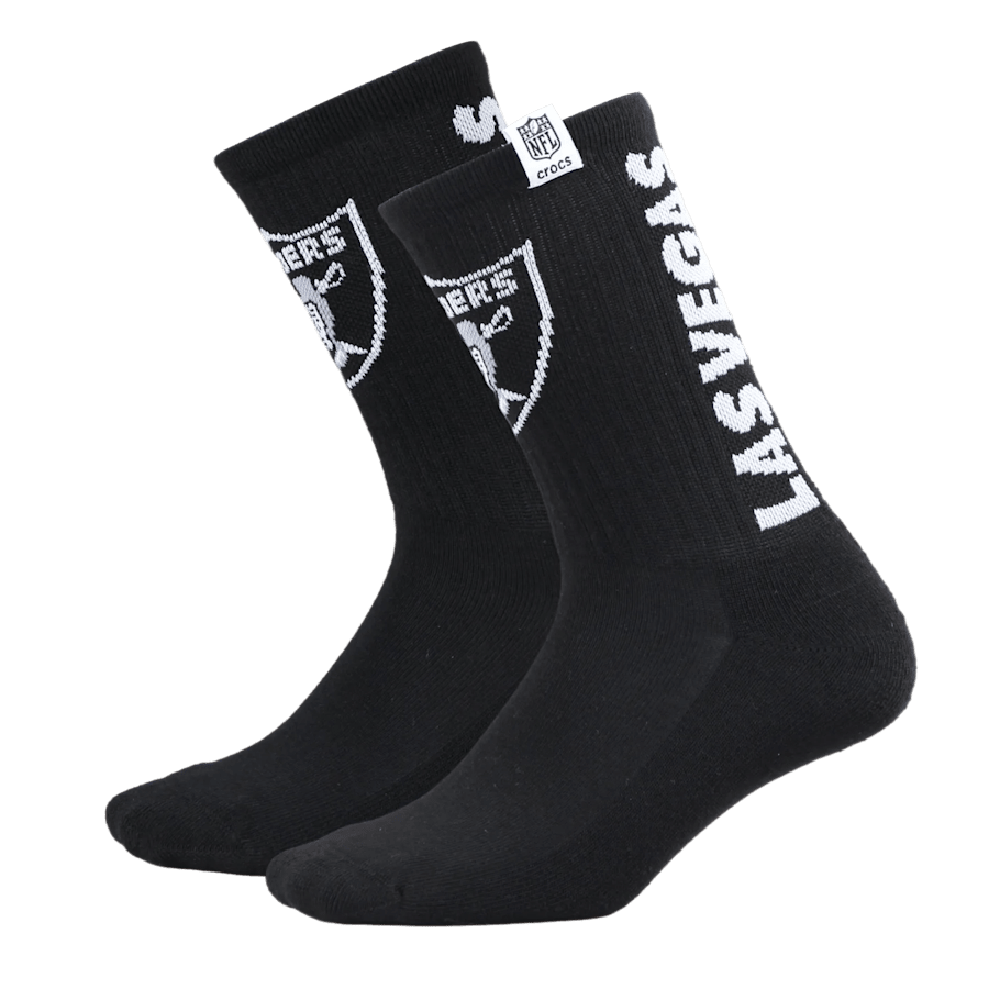 Crocs Signature NFL Las Vegas Raiders Crocs Socks
