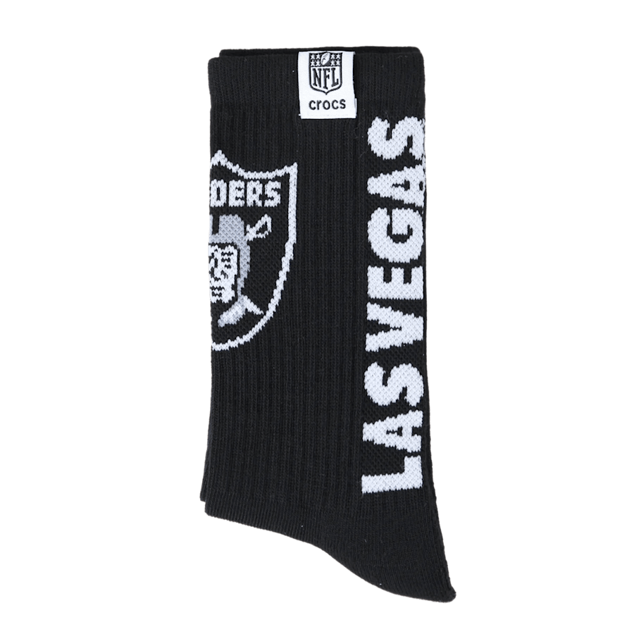Crocs Signature NFL Las Vegas Raiders Crocs Socks