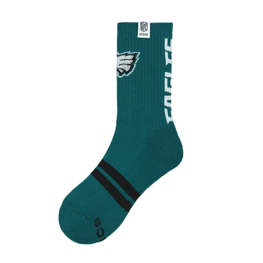Crocs Latest NFL Philadelphia Eagles Crocs Socks
