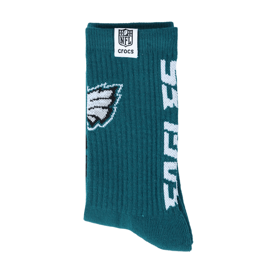 Crocs Latest NFL Philadelphia Eagles Crocs Socks