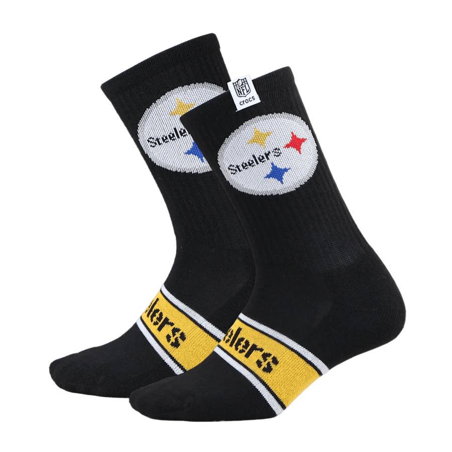 Crocs Classic NFL Pittsburgh Steelers Crocs Socks
