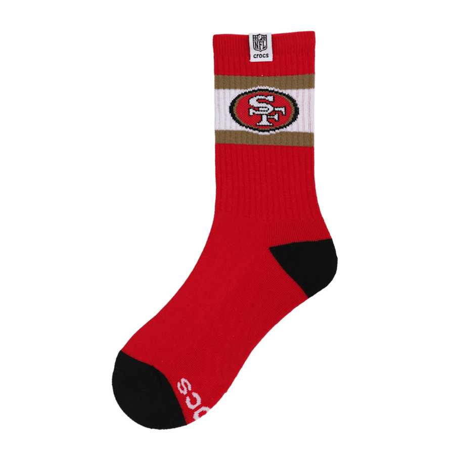 Crocs Discount NFL San Francisco 49ers Crocs Socks
